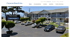 Desktop Screenshot of cayucosbeachinn.com